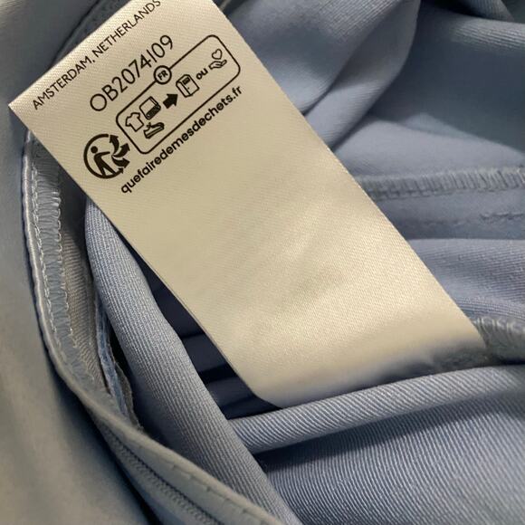 NWT BHLDN Anthropologie Danielle Strapless Satin Maxi Dress Small Side Slit Gown - Picture 10 of 10